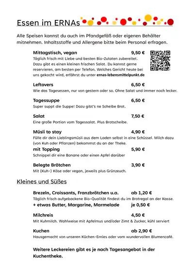 Speisekarte 2