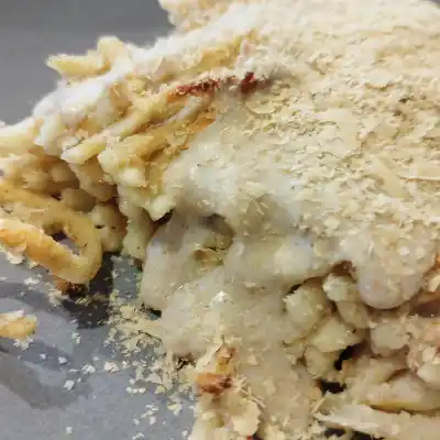 Essen ist fertig!!! #ernas_mittagstisch #bio #vegan #hausgemacht keeeesespätzle